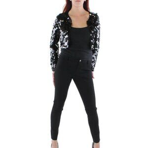 NWT KENSIE PAILLETTES CROP BOLERO - M